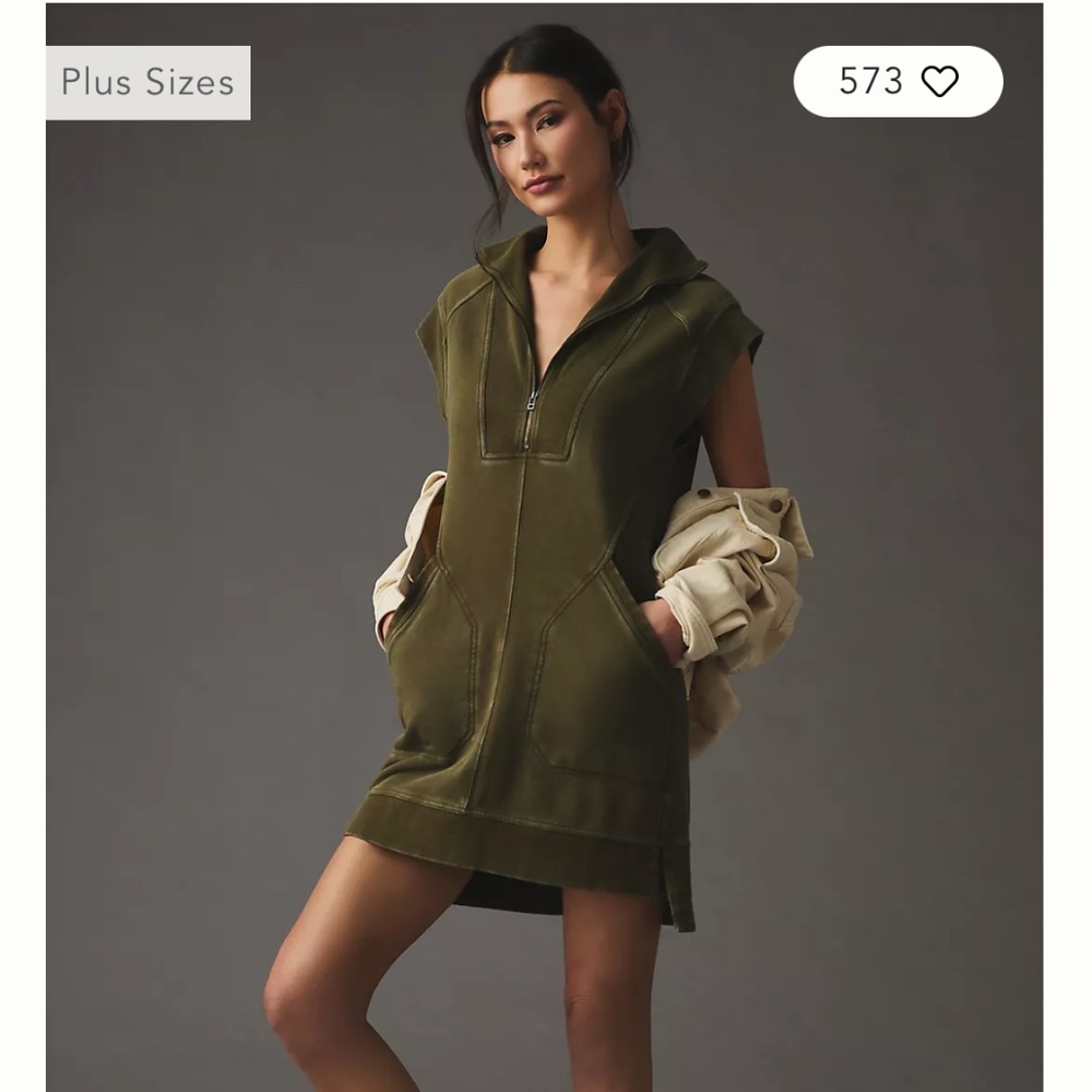 Anthropologie Daily Practice Meru Sweatshirt Dress XL